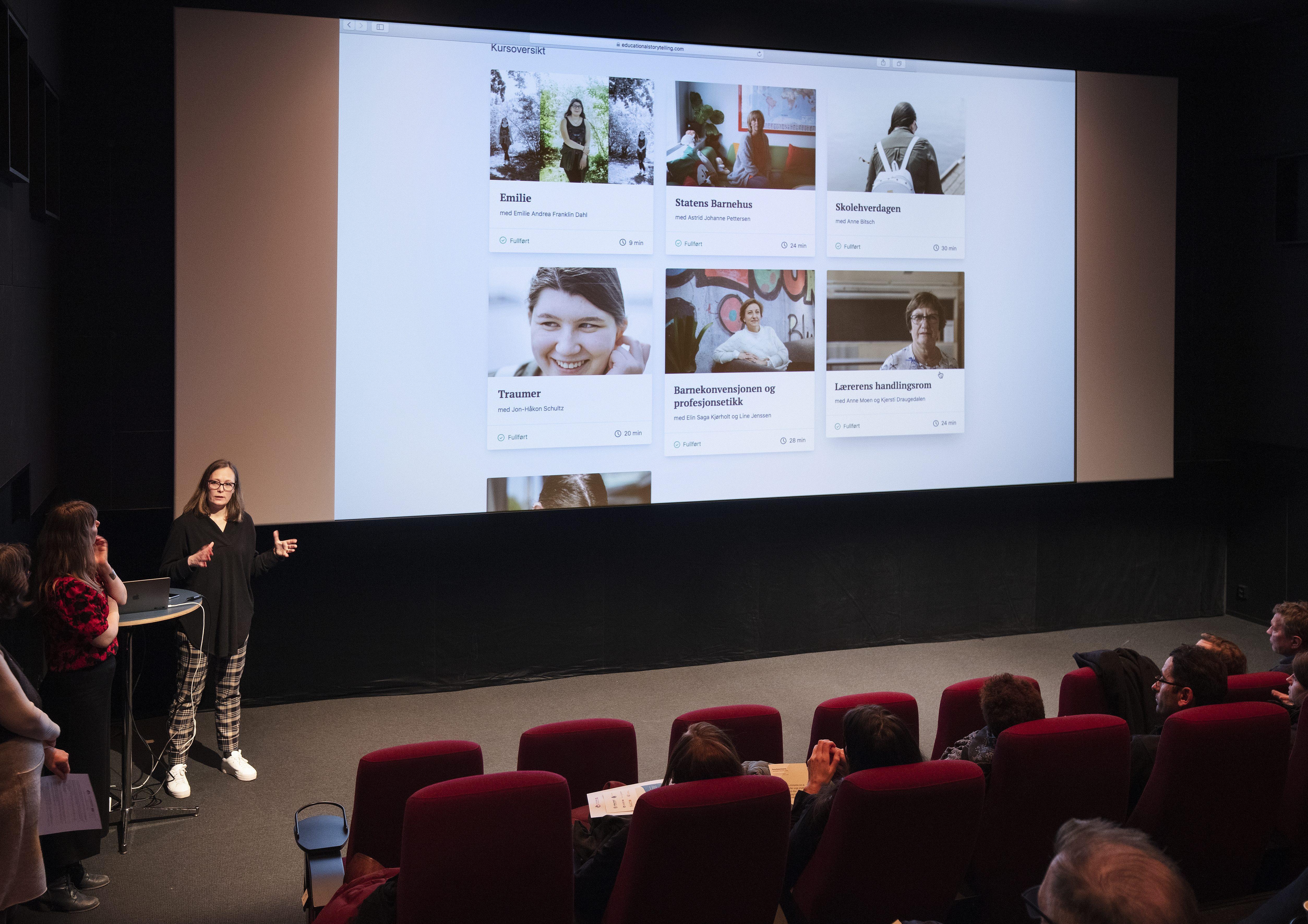 Tone Grøttjord-Glenne presenterer Educational Storytelling for friomsorgen